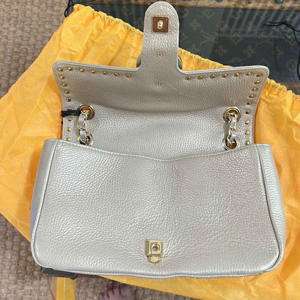 VALENTINO BY MARIO VALENTINO Antoinette Preciosa Leather Shoulder Bag NEW w/ tag - Picture 6 of 8